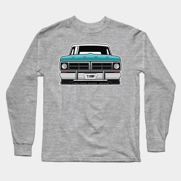 1972 Bumpside Truck Long Sleeve T-Shirt by RBDesigns